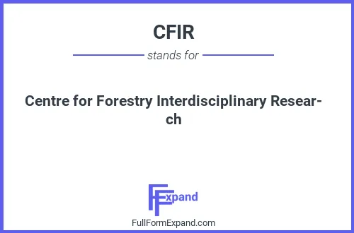 Full form of CFIR