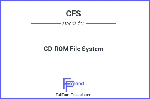 Full form of CFS