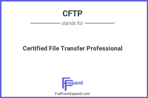 Full form of CFTP