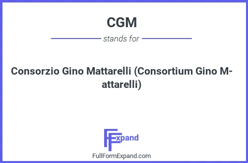 Full form of CGM