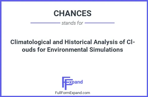 Full form of CHANCES