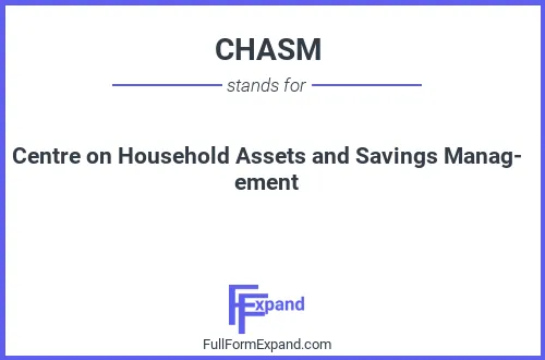 Full form of CHASM