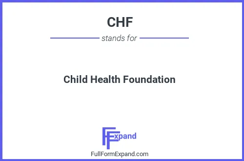 Full form of CHF