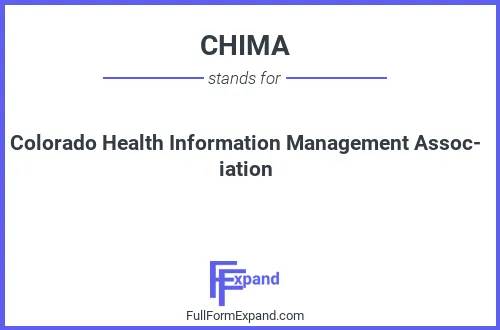 Full form of CHIMA