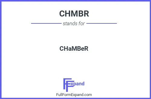 Full form of CHMBR