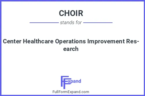 Full form of CHOIR