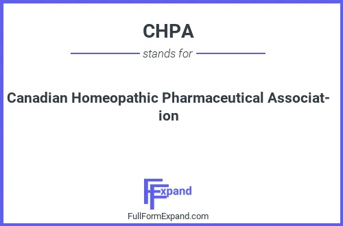 Full form of CHPA