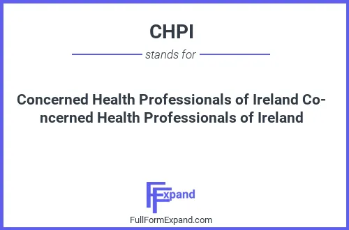 Full form of CHPI