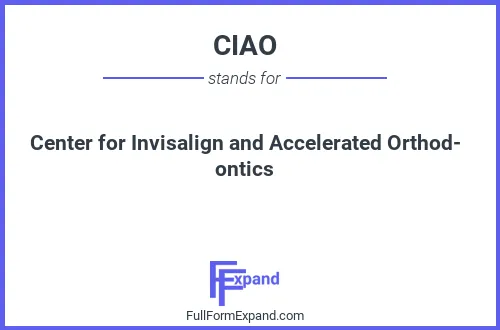 Full form of CIAO
