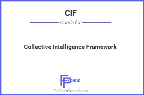 Full form of CIF