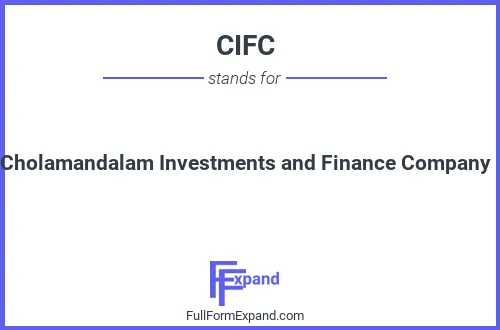 Full form of CIFC
