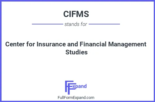 Full form of CIFMS