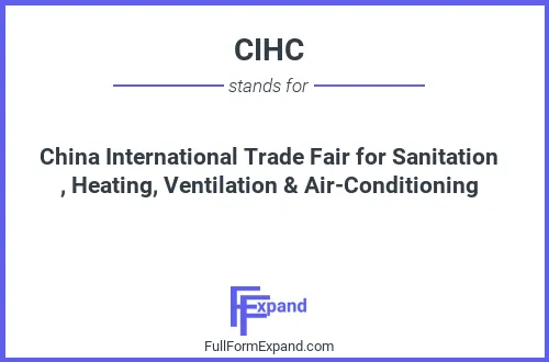 Full form of CIHC