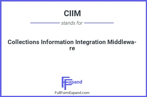 Full form of CIIM