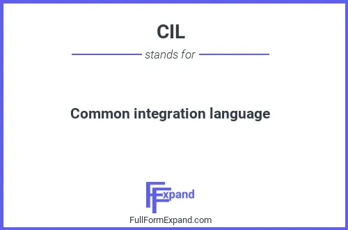 Full form of CIL