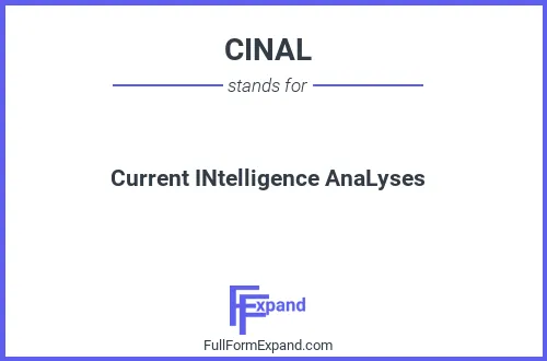 Full form of CINAL