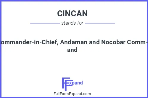 Full form of CINCAN