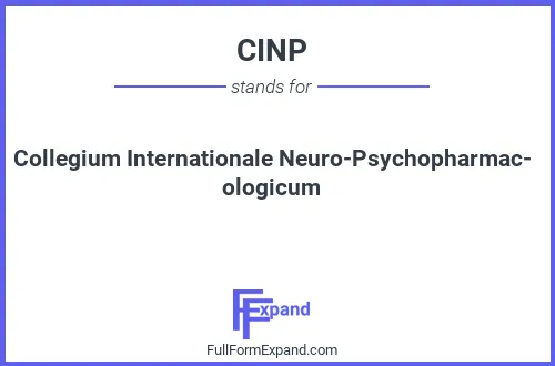 Full form of CINP