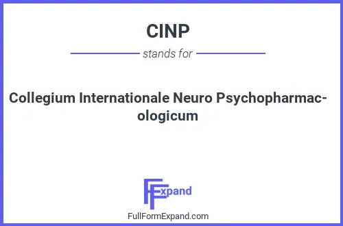 Full form of CINP