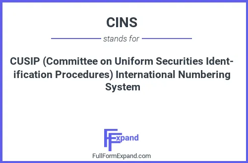 Full form of CINS