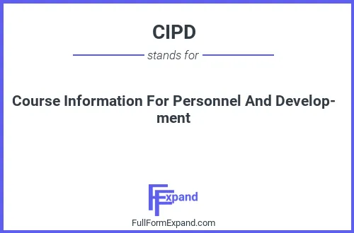 Full form of CIPD
