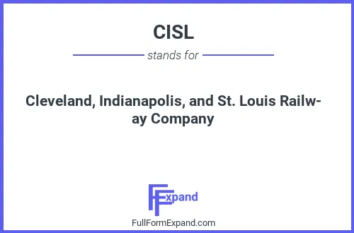 Full form of CISL