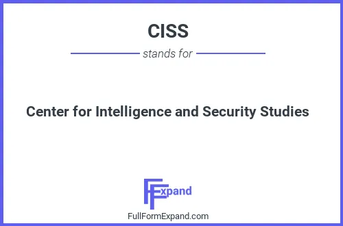 Full form of CISS
