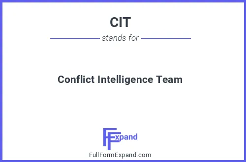 Full form of CIT