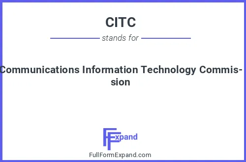 Full form of CITC