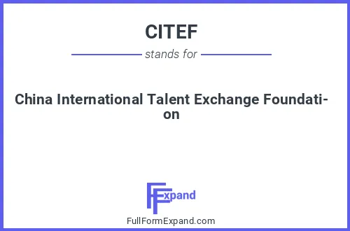 Full form of CITEF