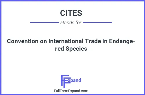 Full form of CITES