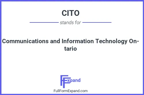 Full form of CITO