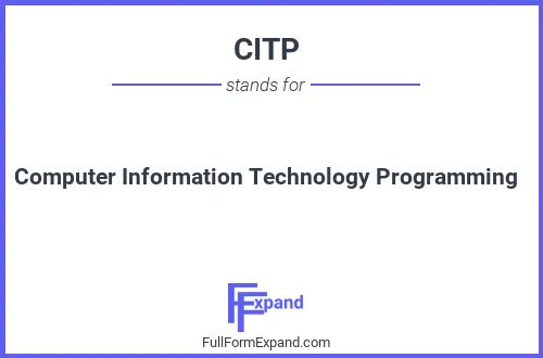 Full form of CITP