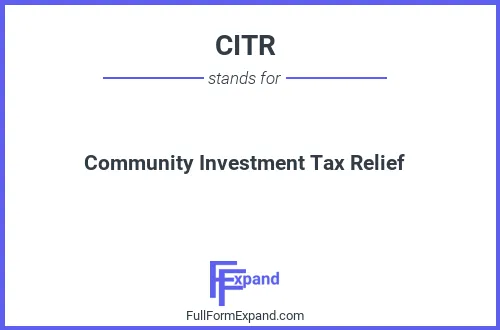 Full form of CITR