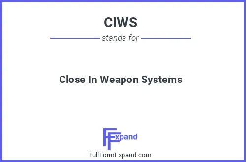 Full form of CIWS