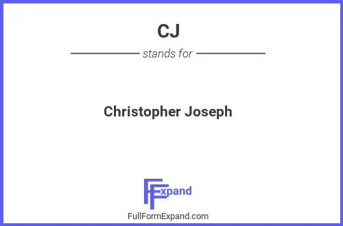 Full form of CJ