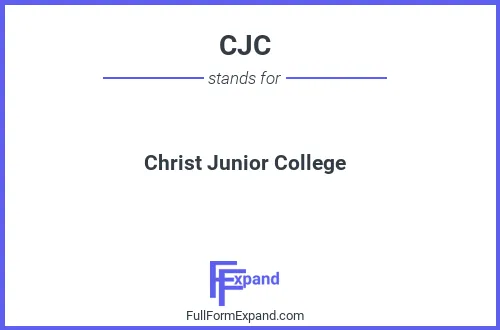 Full form of CJC
