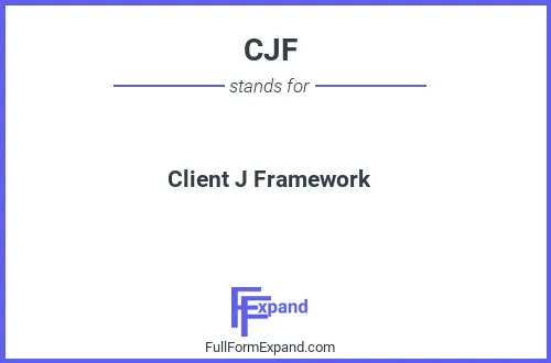 Full form of CJF