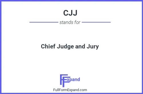 Full form of CJJ