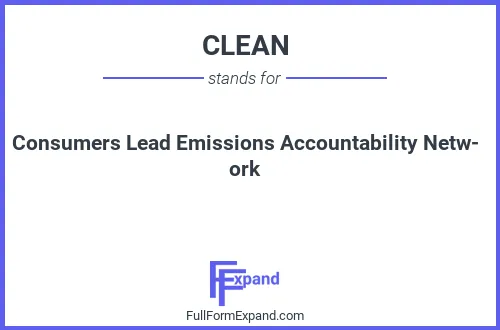 Full form of CLEAN