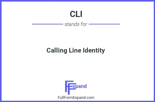 Full form of CLI