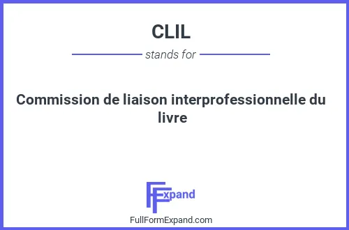 Full form of CLIL