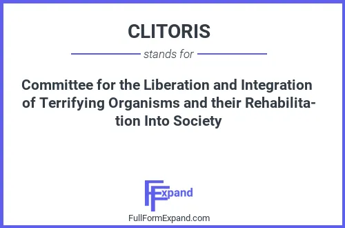 Full form of CLITORIS
