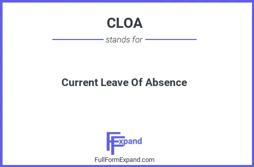 Full form of CLOA