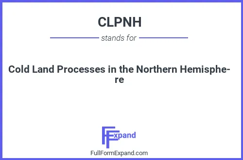 Full form of CLPNH