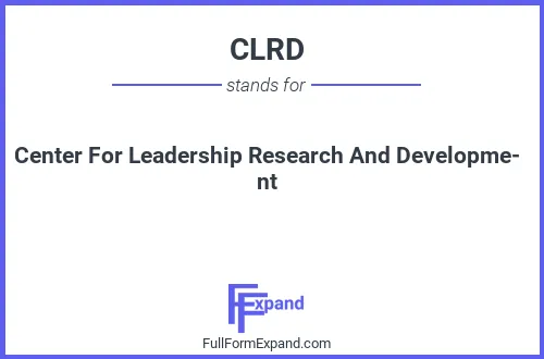 Full form of CLRD