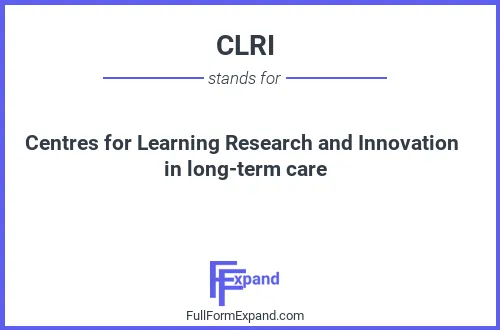 Full form of CLRI
