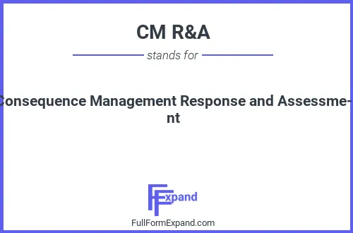 Full form of CM R&A
