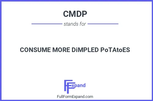 Full form of CMDP