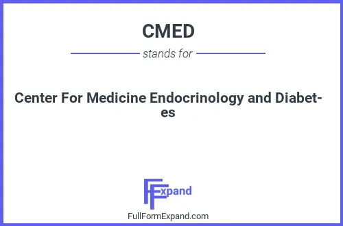 Full form of CMED